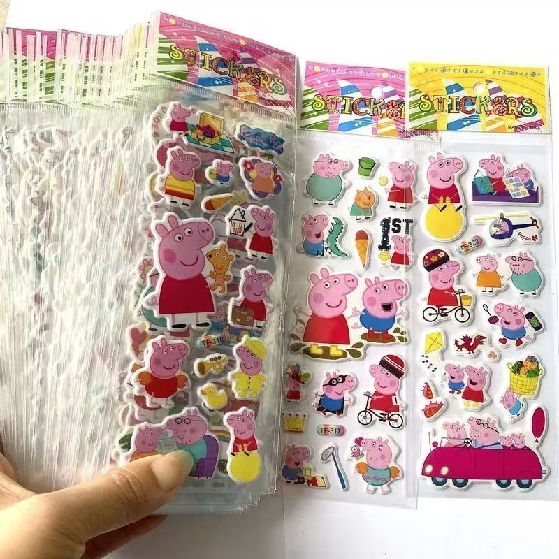 Peppa Pig cartoon sticker note - Memo Pad Sticky บทวิจารณ์และราคา