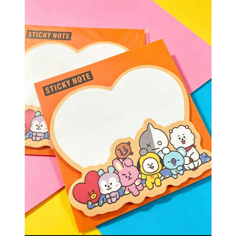 BT21 Creative Cute Sticky Note - Memo Pad Sticky บทวิจารณ์และราคา