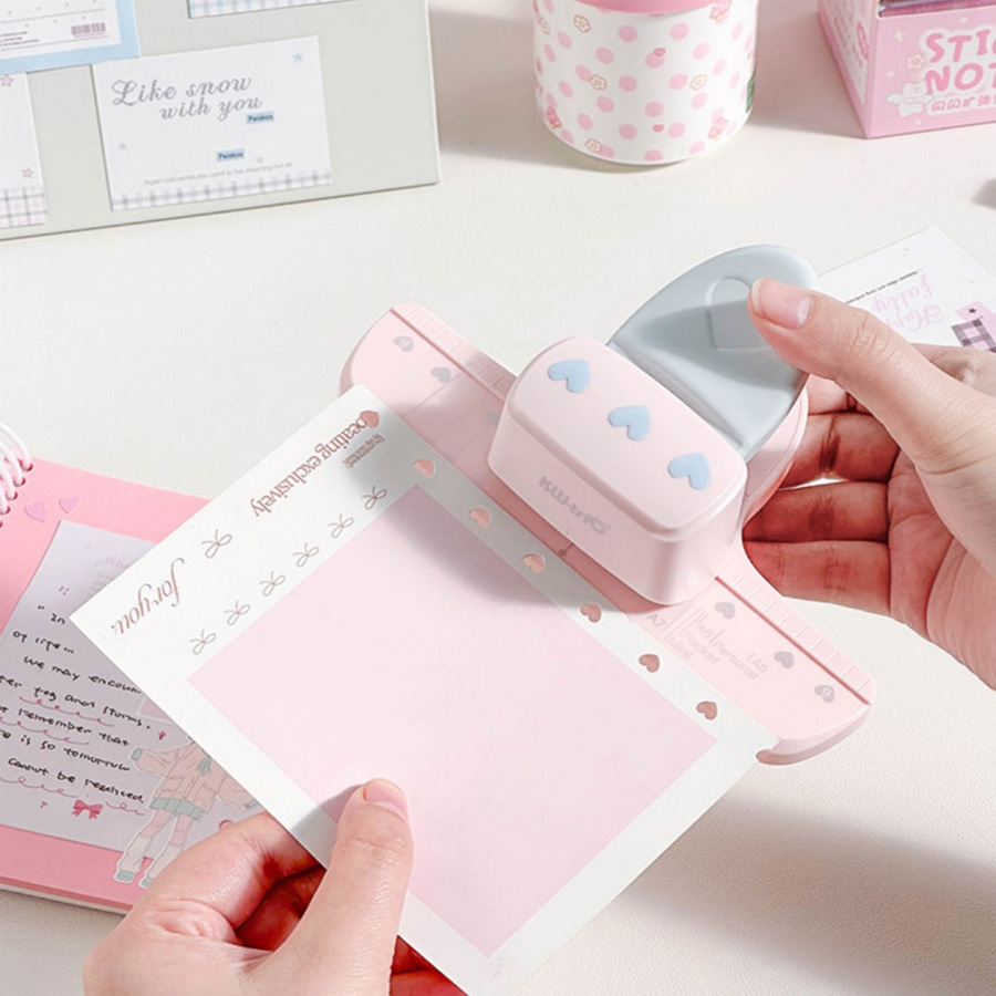 Love Shape 3 Hole Punch 4mm Di - Paper Punch 3 Hole บทวิจารณ์และราคา