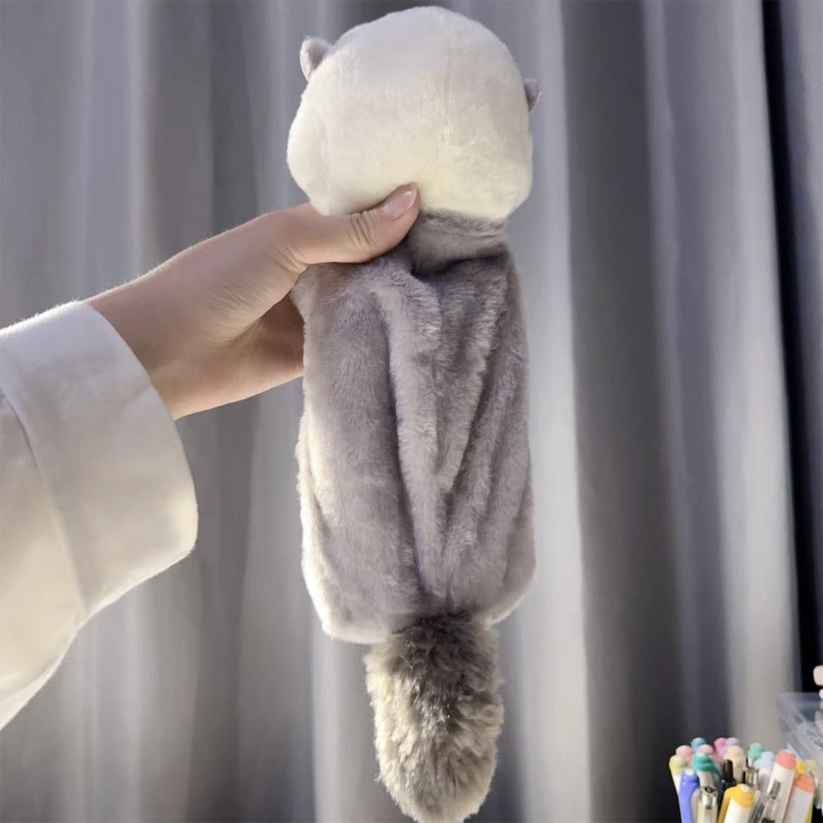 Creative Plush Toy Pencil Case - Stationery Office บทวิจารณ์และราคา