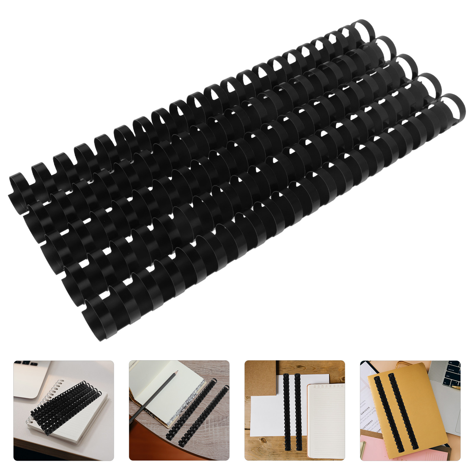 50Pcs Binding Rings Plastic 21 - Binding Comb Plastic บทวิจารณ์และราคา