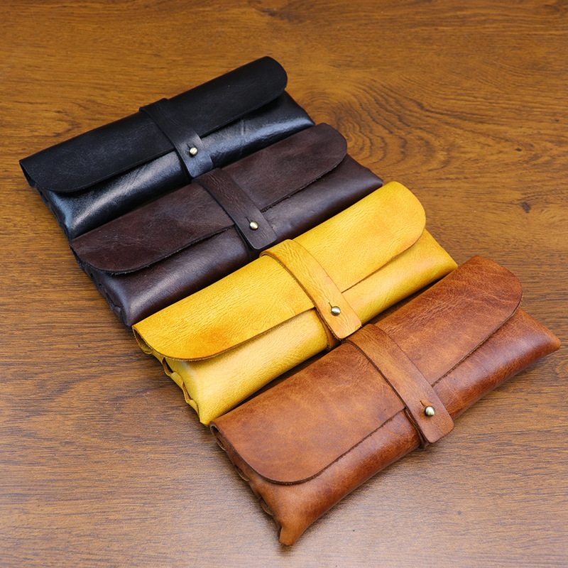 Vintage Vegetable-tanned Leath - Tan Stationery & Office Supply บทวิจารณ์และราคา