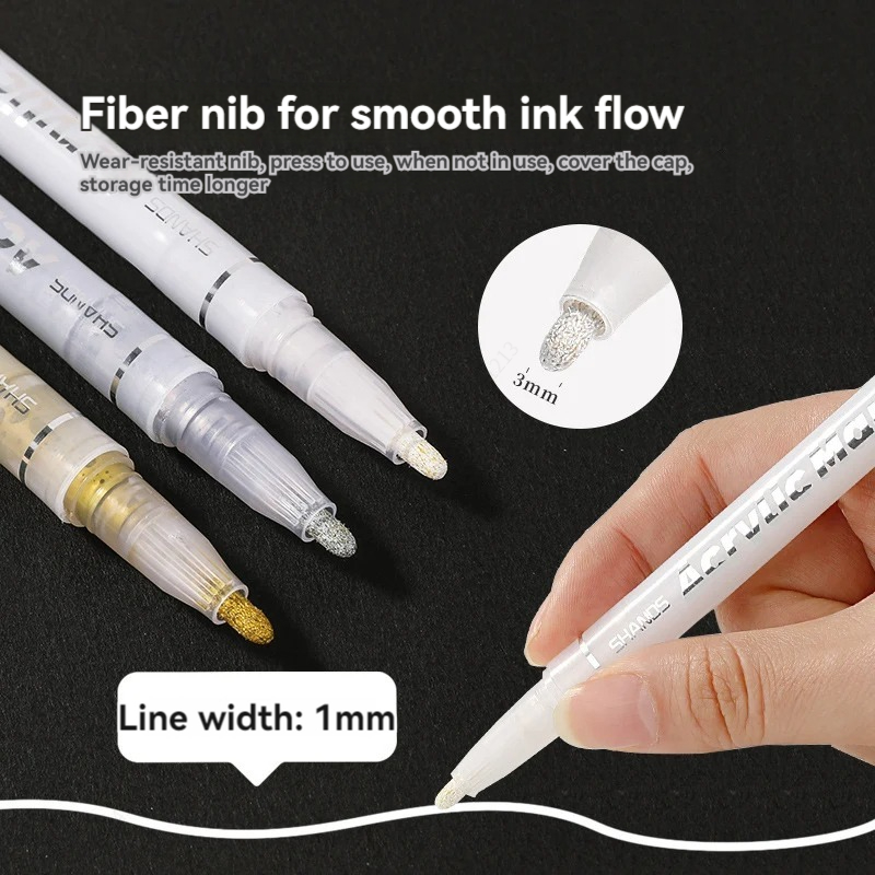 1/3Pcs/Set High-gloss Acrylic  - Whiteboard Marker Set บทวิจารณ์และราคา