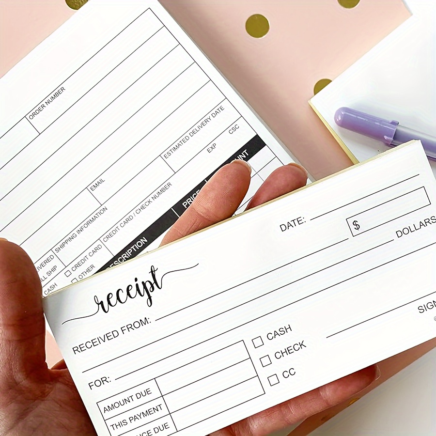 100 Sheets Receipt Book, 2.75x - Carbon Copy Book บทวิจารณ์และราคา