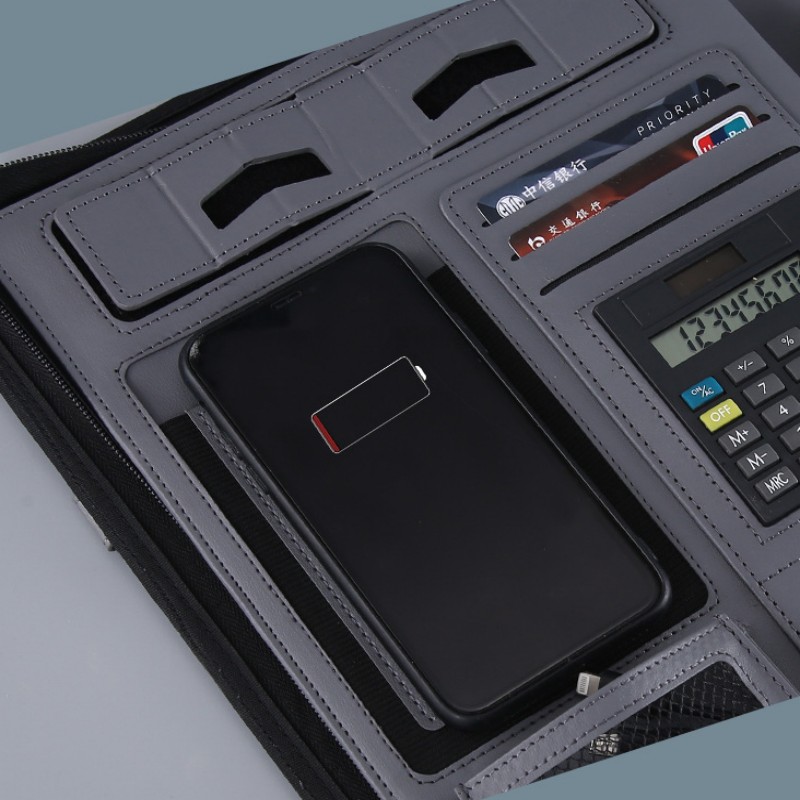 Multifunctional A4 Conference  - Portfolio Folder Zip บทวิจารณ์และราคา