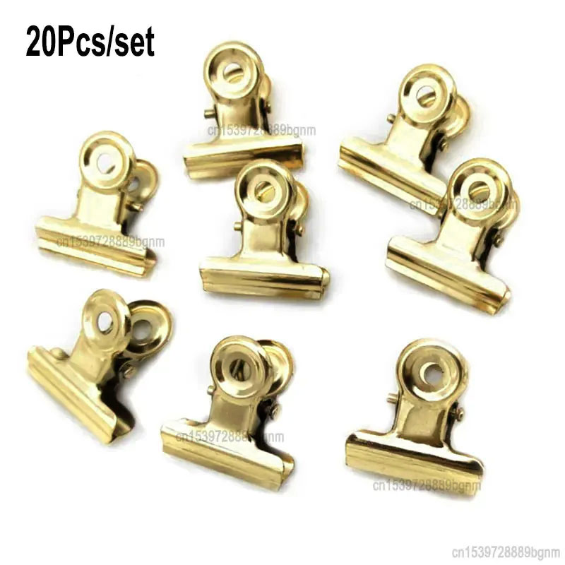 20PCS/Set 21mm*23mm Round Meta - Binder Clip Assorted บทวิจารณ์และราคา