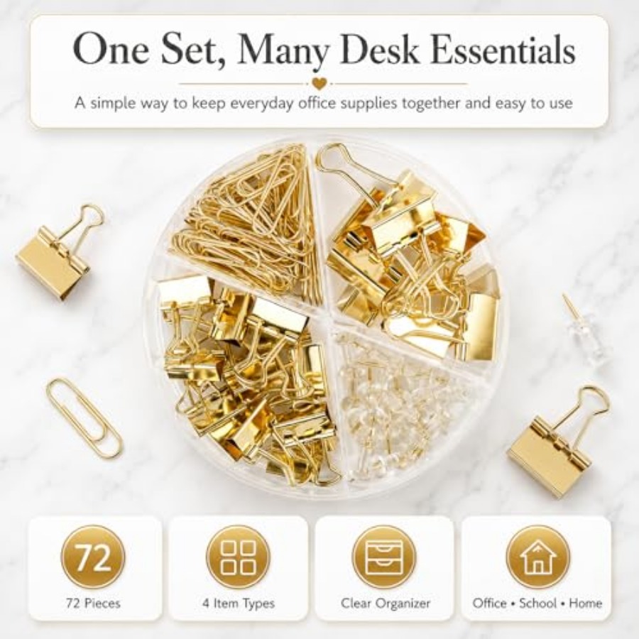 Paper Binder and Clips Set, Me - Binder Clip Assorted บทวิจารณ์และราคา