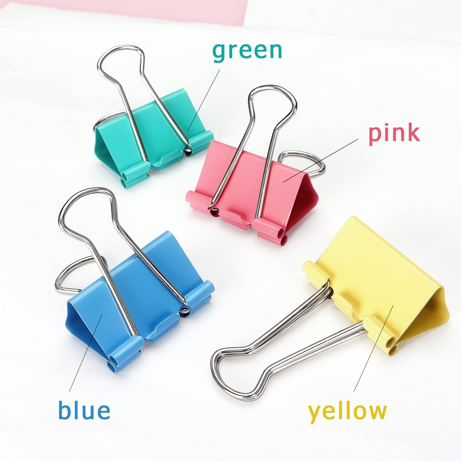 Colorful Binder Clips, Assorte - Binder Clip Assorted บทวิจารณ์และราคา