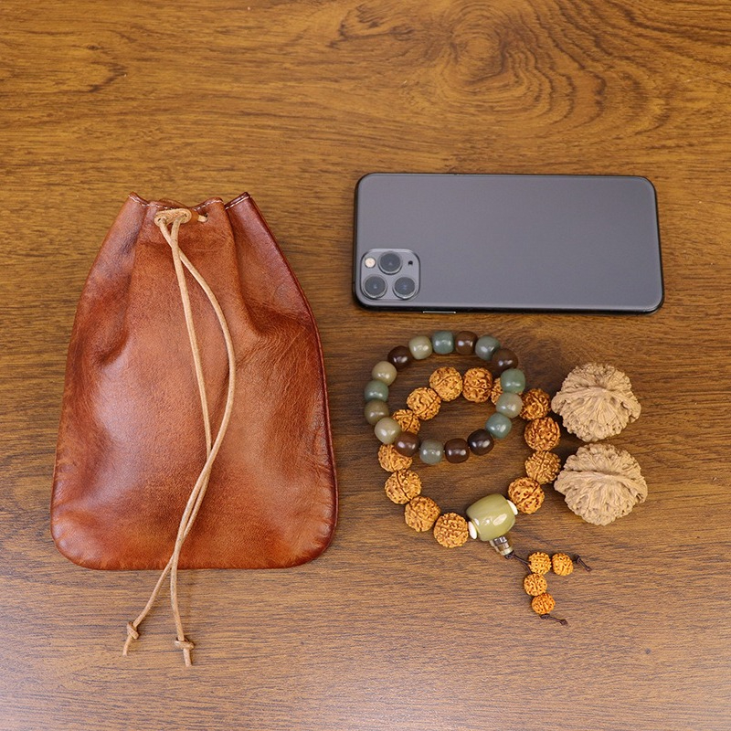 Handmade Retro Style Cowhide M - Tan Stationery & Office Supply บทวิจารณ์และราคา