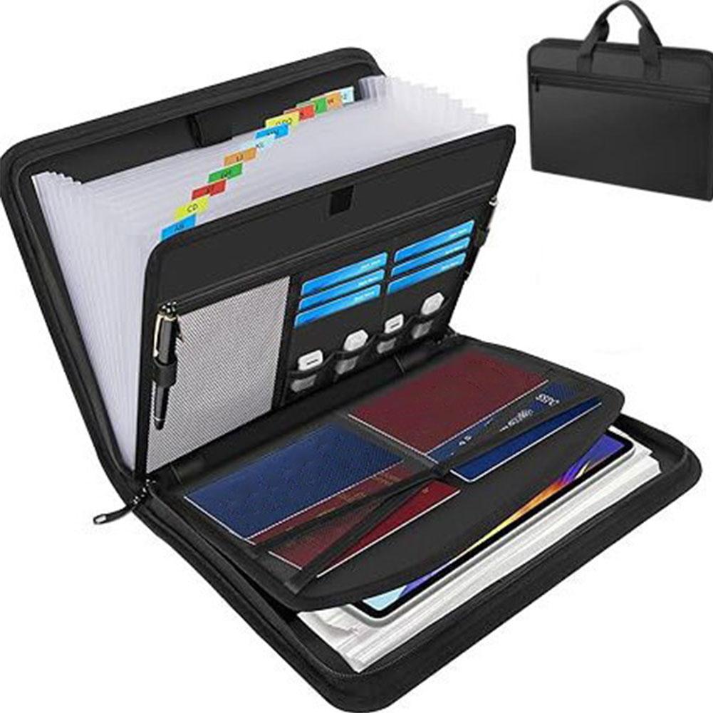 A4 Zipper File Bag Waterproof  - Portfolio Folder Zip บทวิจารณ์และราคา
