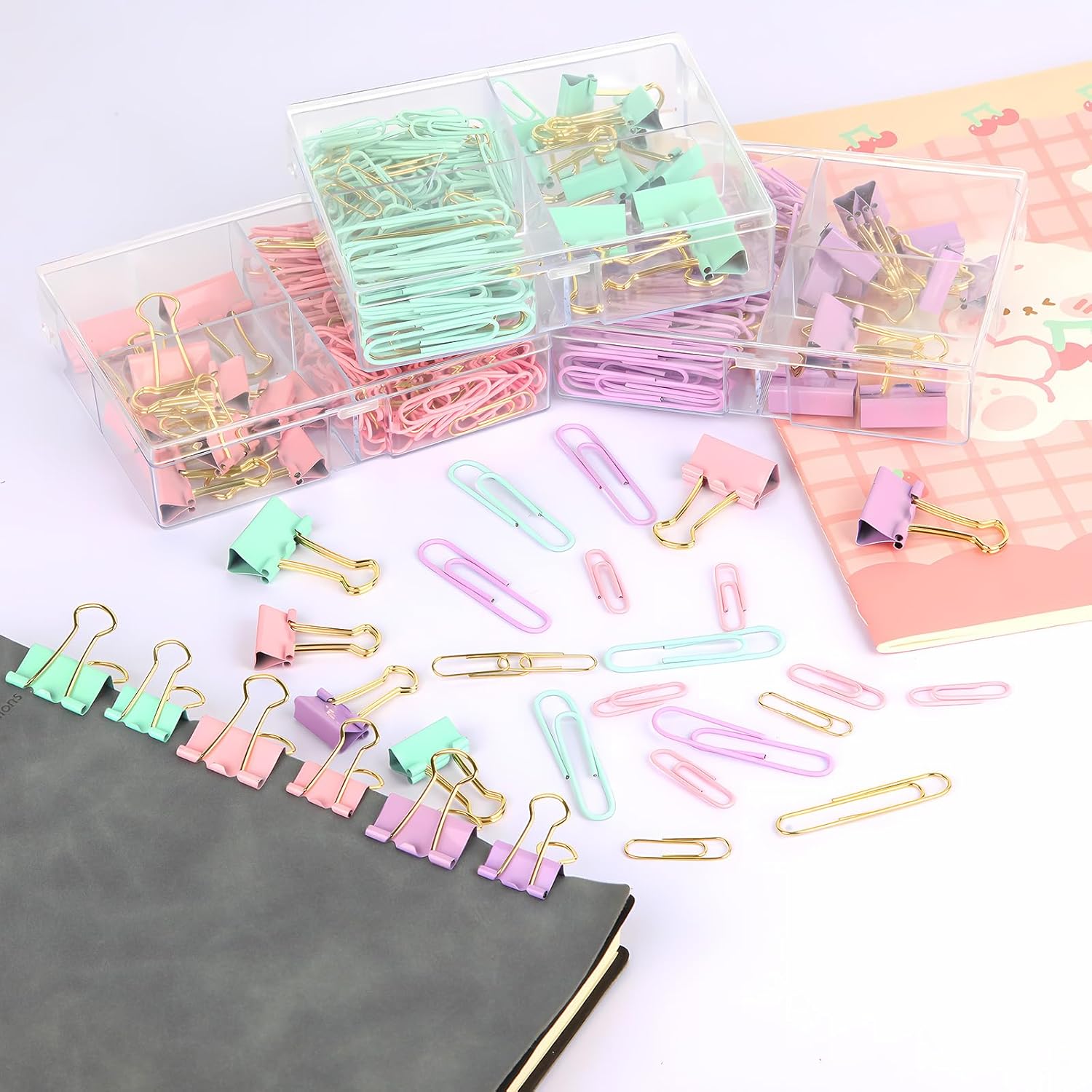 Paper Clips Binder Clips Combo - Binder Clip Assorted บทวิจารณ์และราคา