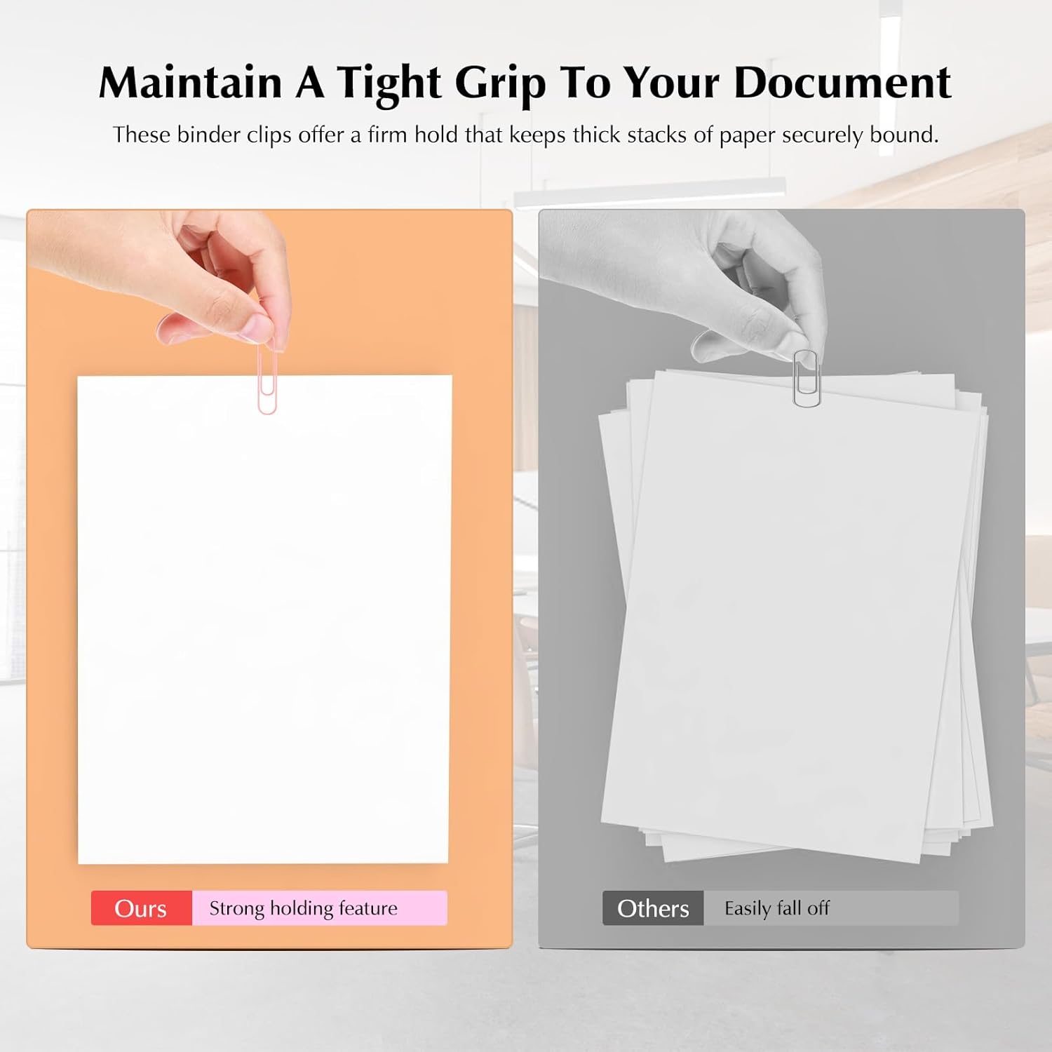 Paper Clips Binder Clips Combo - Binder Clip Assorted บทวิจารณ์และราคา