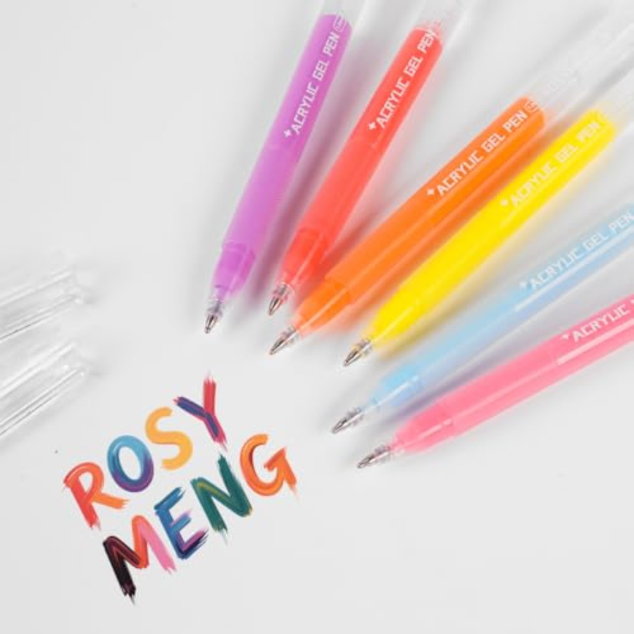 ROSYMENG 10 Colors Acrylic Gel - Gel Ink Pen Set บทวิจารณ์และราคา