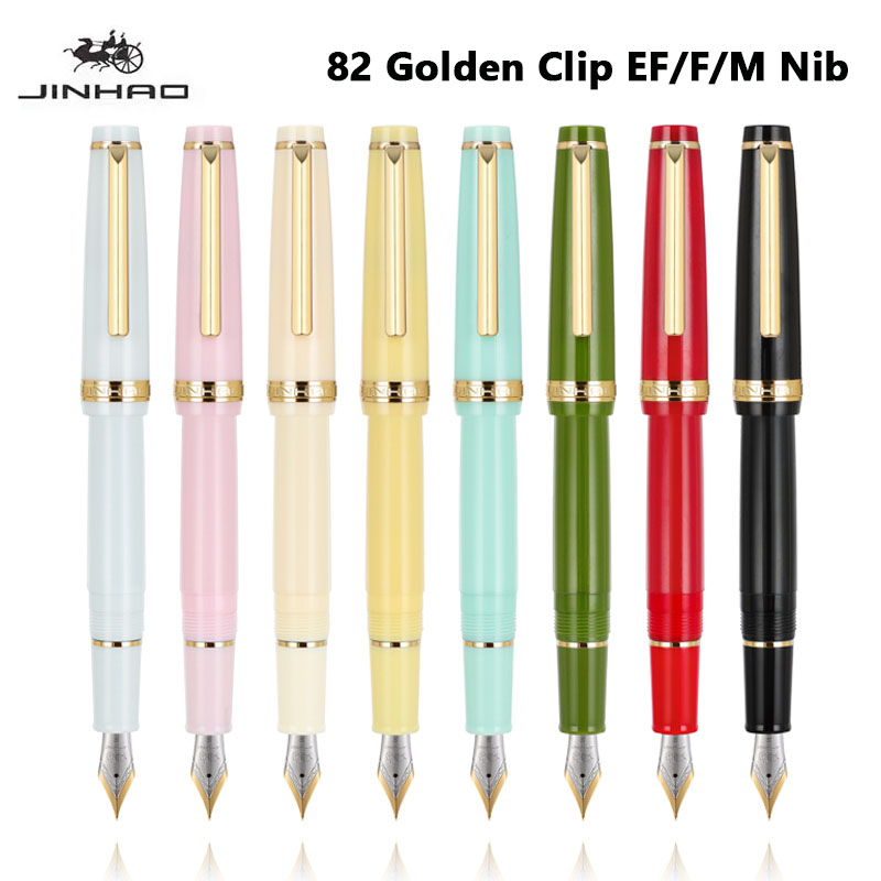 Jinhao 82 Fountain Pen Golden  - Office Stationery Supply Business บทวิจารณ์และราคา