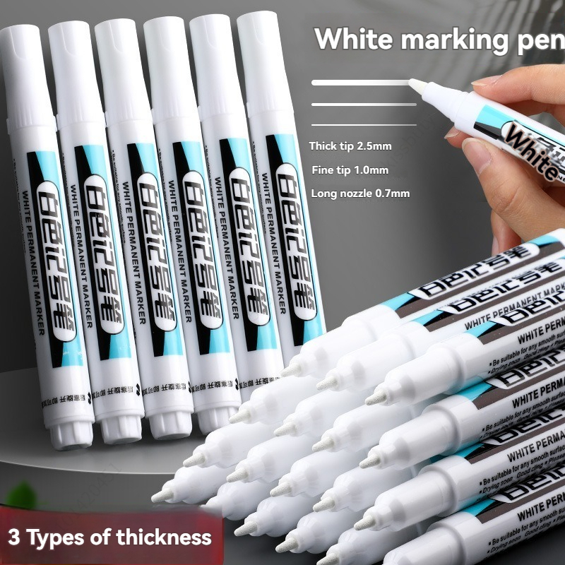 20Pcs White Ink Permanent Mark - Whiteboard Marker Set บทวิจารณ์และราคา