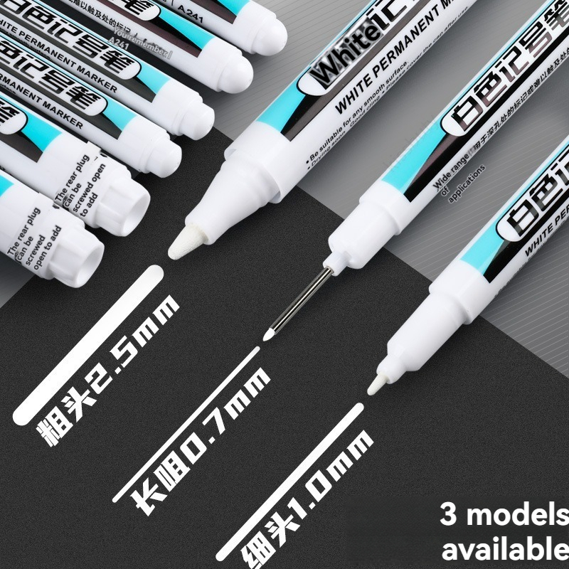20Pcs White Ink Permanent Mark - Whiteboard Marker Set บทวิจารณ์และราคา