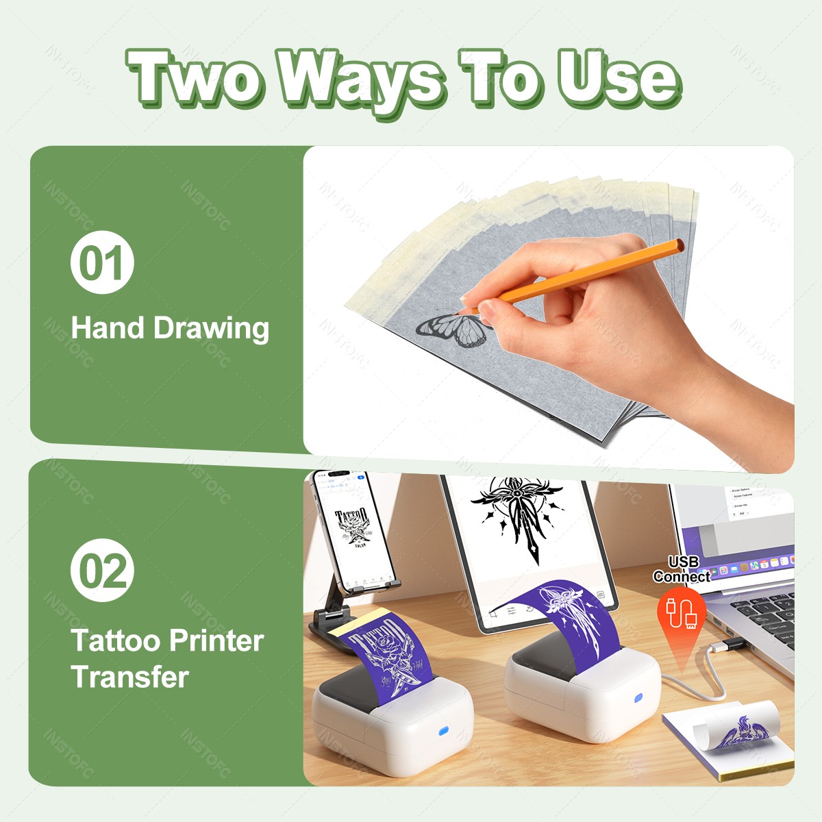 Mini Tattoo Paper Carbon 53mm  - Carbon Copy Book บทวิจารณ์และราคา