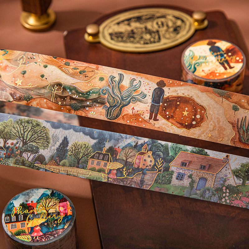1~6Roll Vintage Illustration A - Washi Tape Set บทวิจารณ์และราคา