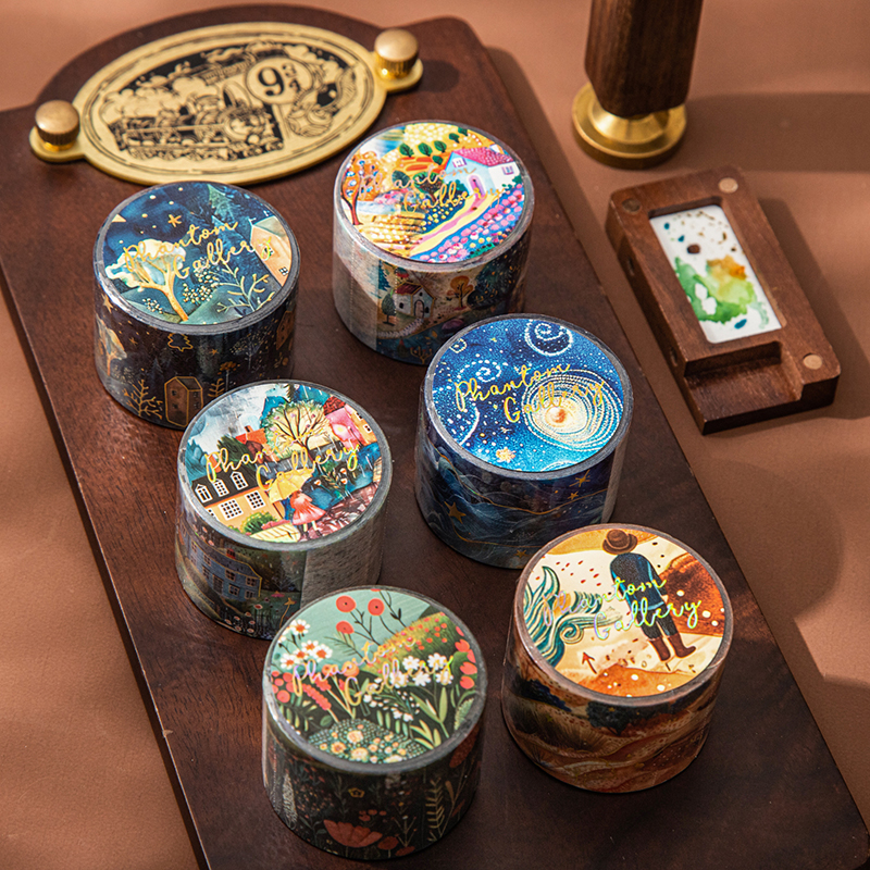 1~6Roll Vintage Illustration A - Washi Tape Set บทวิจารณ์และราคา