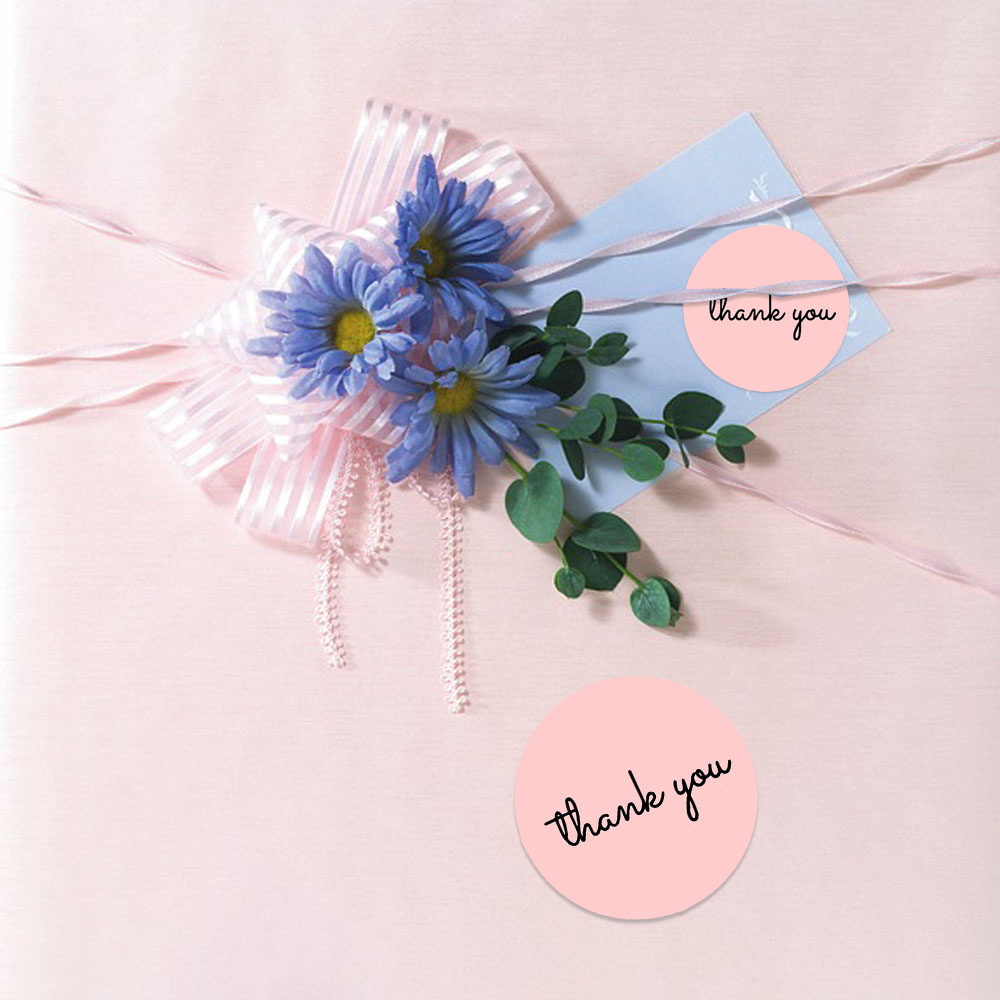 500 Thank You Stickers Roll 25 - Sticker Label Roll บทวิจารณ์และราคา