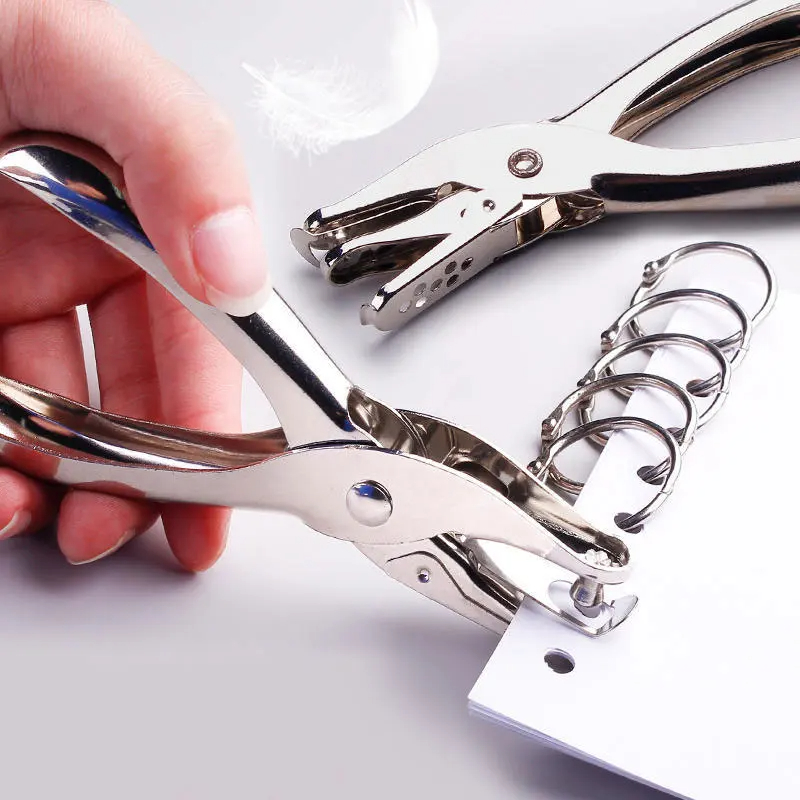 Metal 3/6mm Circular Hole Sing - Paper Punch 3 Hole บทวิจารณ์และราคา
