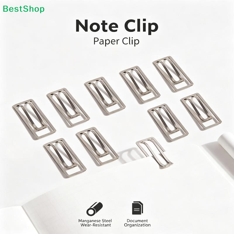 ☽10pcs Square Thickened Binder - Binder Clip Assorted บทวิจารณ์และราคา