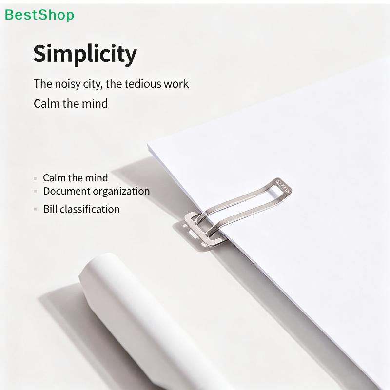 ☽10pcs Square Thickened Binder - Binder Clip Assorted บทวิจารณ์และราคา