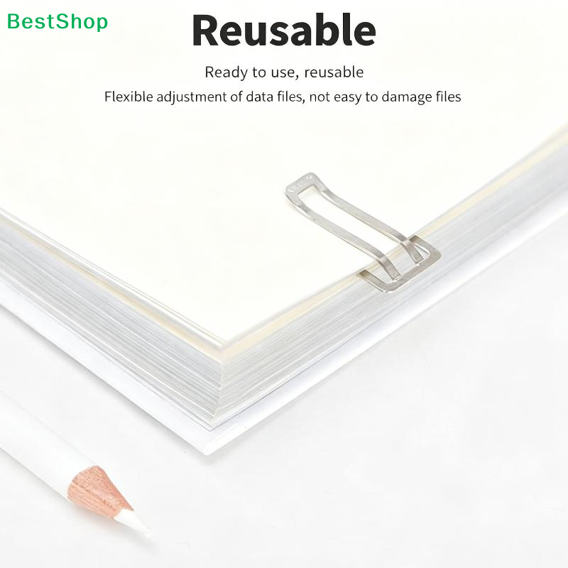☽10pcs Square Thickened Binder - Binder Clip Assorted บทวิจารณ์และราคา