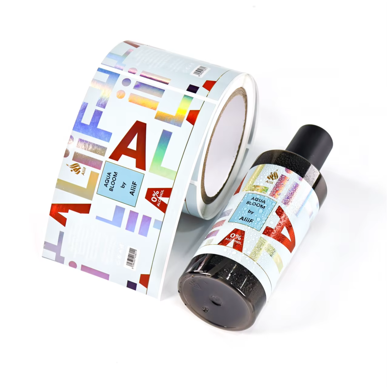 Custom Holographic Laser Label - Sticker Label Roll บทวิจารณ์และราคา