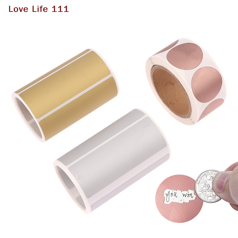 New 300Pcs/Roll Scratch Off St - Sticker Label Roll บทวิจารณ์และราคา