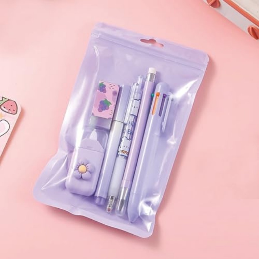 6 Pcs Cute Stationery Set for  - Gel Ink Pen Set บทวิจารณ์และราคา