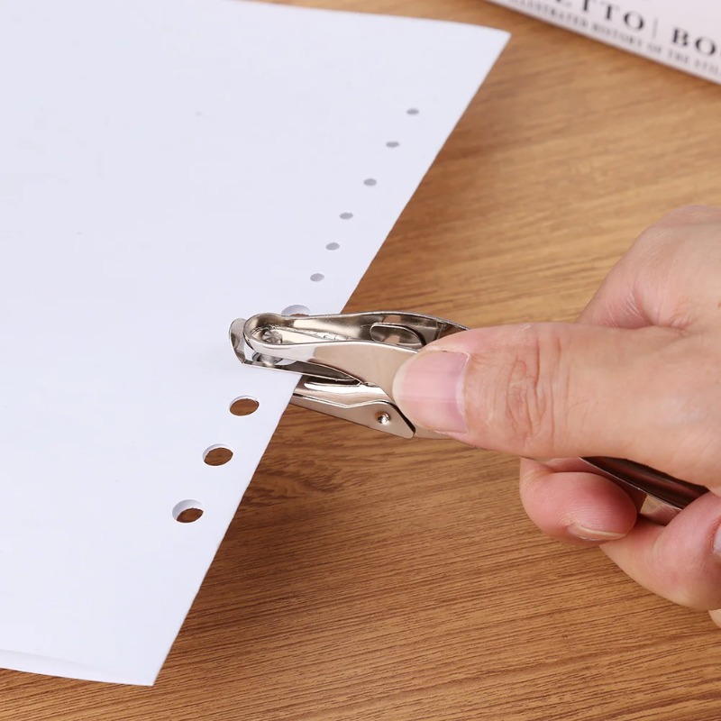3/6mm Hole Puncher Portable Si - Paper Punch 3 Hole บทวิจารณ์และราคา