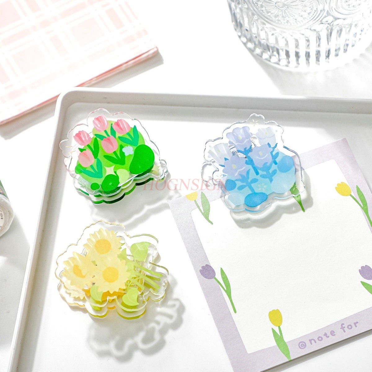 1pcs Afternoon Garden Acrylic  - Is Stationery Office Supply บทวิจารณ์และราคา