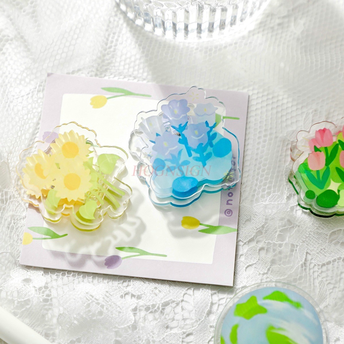 1pcs Afternoon Garden Acrylic  - Is Stationery Office Supply บทวิจารณ์และราคา