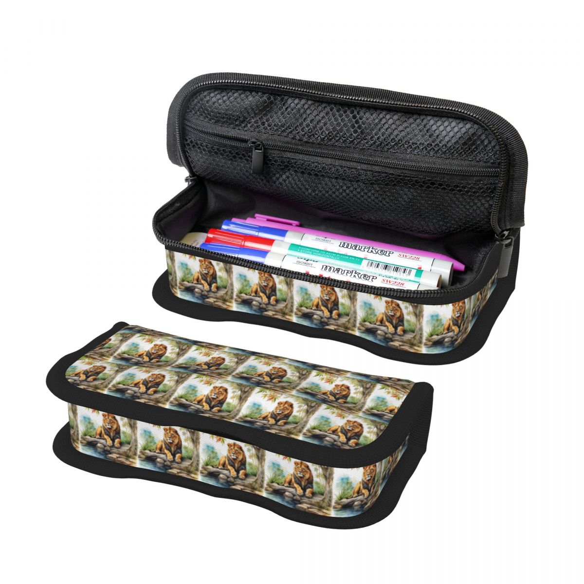 A Lion In A Forest Pencil Case - Lion Stationery & Office Supply(Kunshan)Co.Ltd บทวิจารณ์และราคา