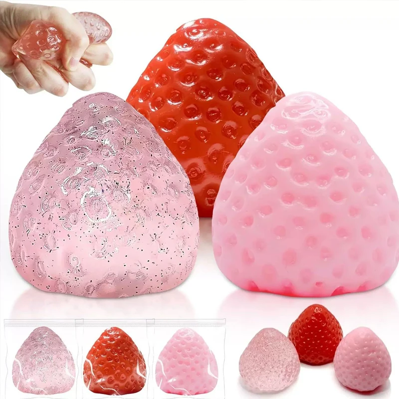 Strawberry Taba Squishy Fidget - Stationery Office บทวิจารณ์และราคา