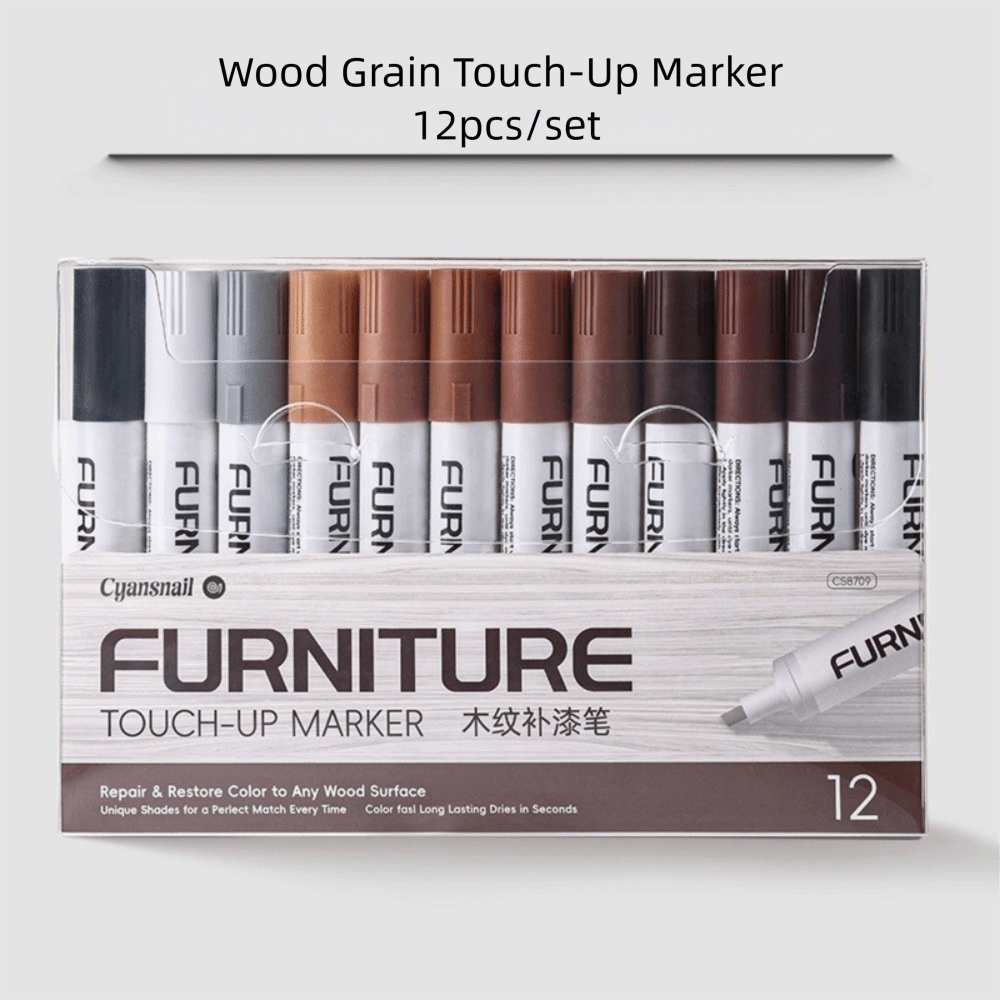 12pcs/set Waterproof Wood Furn - Whiteboard Marker Set บทวิจารณ์และราคา