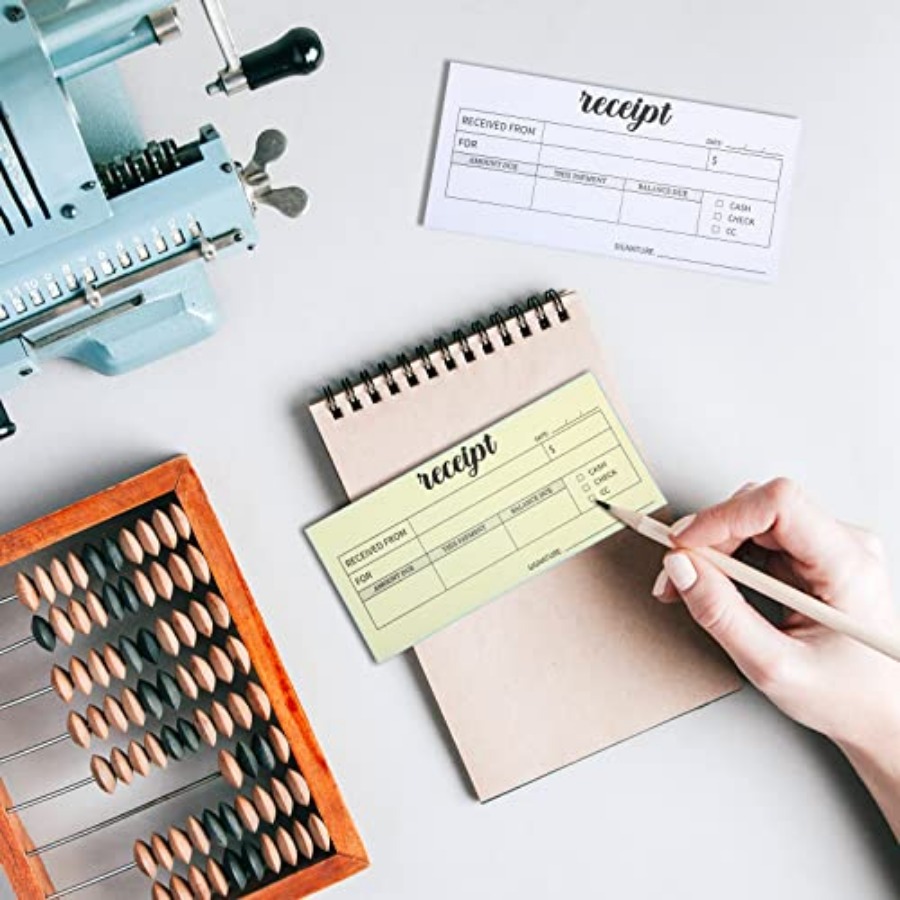 4 Pieces Receipt Books Carbonl - Carbon Copy Book บทวิจารณ์และราคา