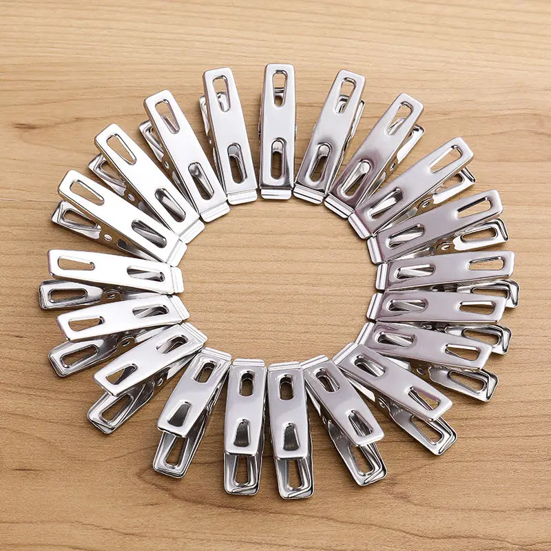 20pcs Stainless Steel Flat Mou - Binder Clip Assorted บทวิจารณ์และราคา