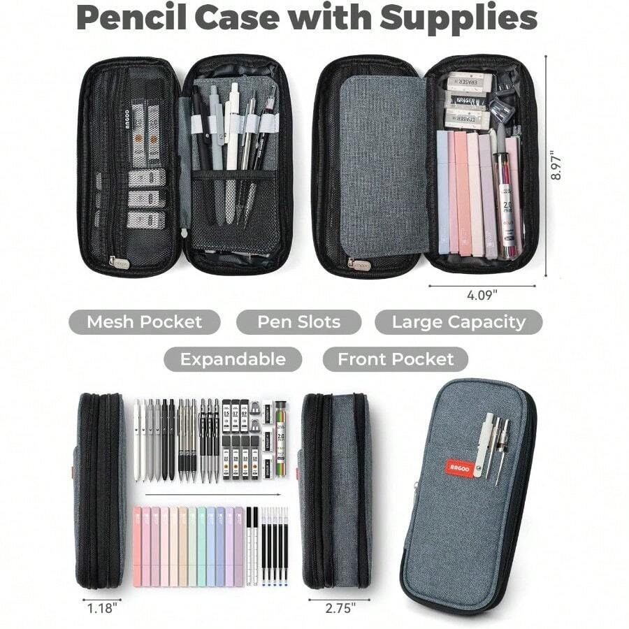 45 PCS School Supplies With Pe - Gel Ink Pen Set บทวิจารณ์และราคา