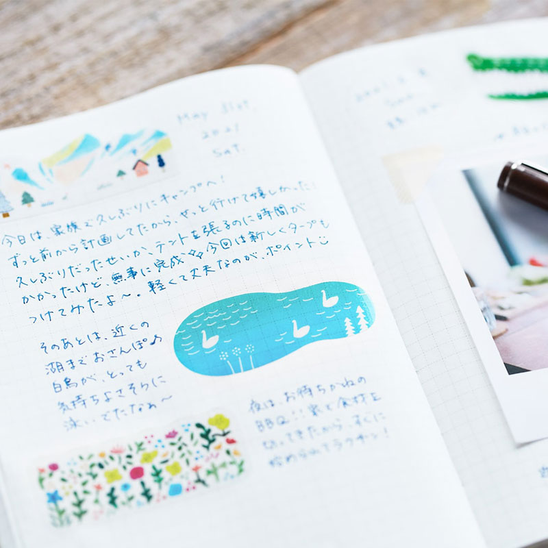 Japan KITTA Small Cute Washi P - Washi Tape Set บทวิจารณ์และราคา
