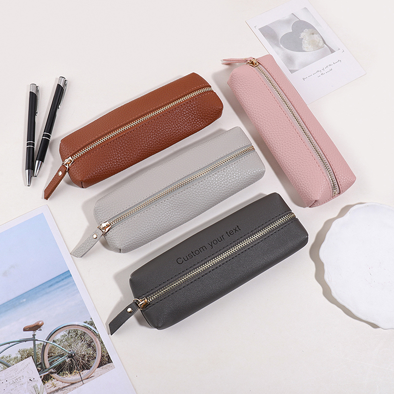 Large Capacity Custom Text Pen - Pencil Case Large บทวิจารณ์และราคา