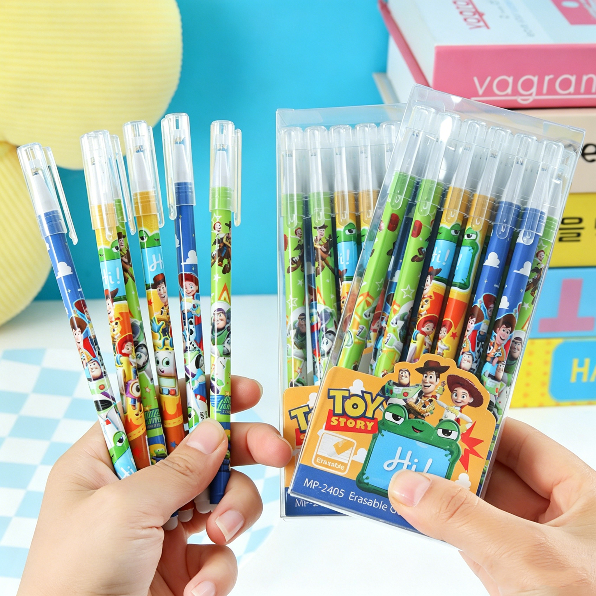 New 6/24pcs Toy Story Magic Er - Gel Ink Pen Set บทวิจารณ์และราคา