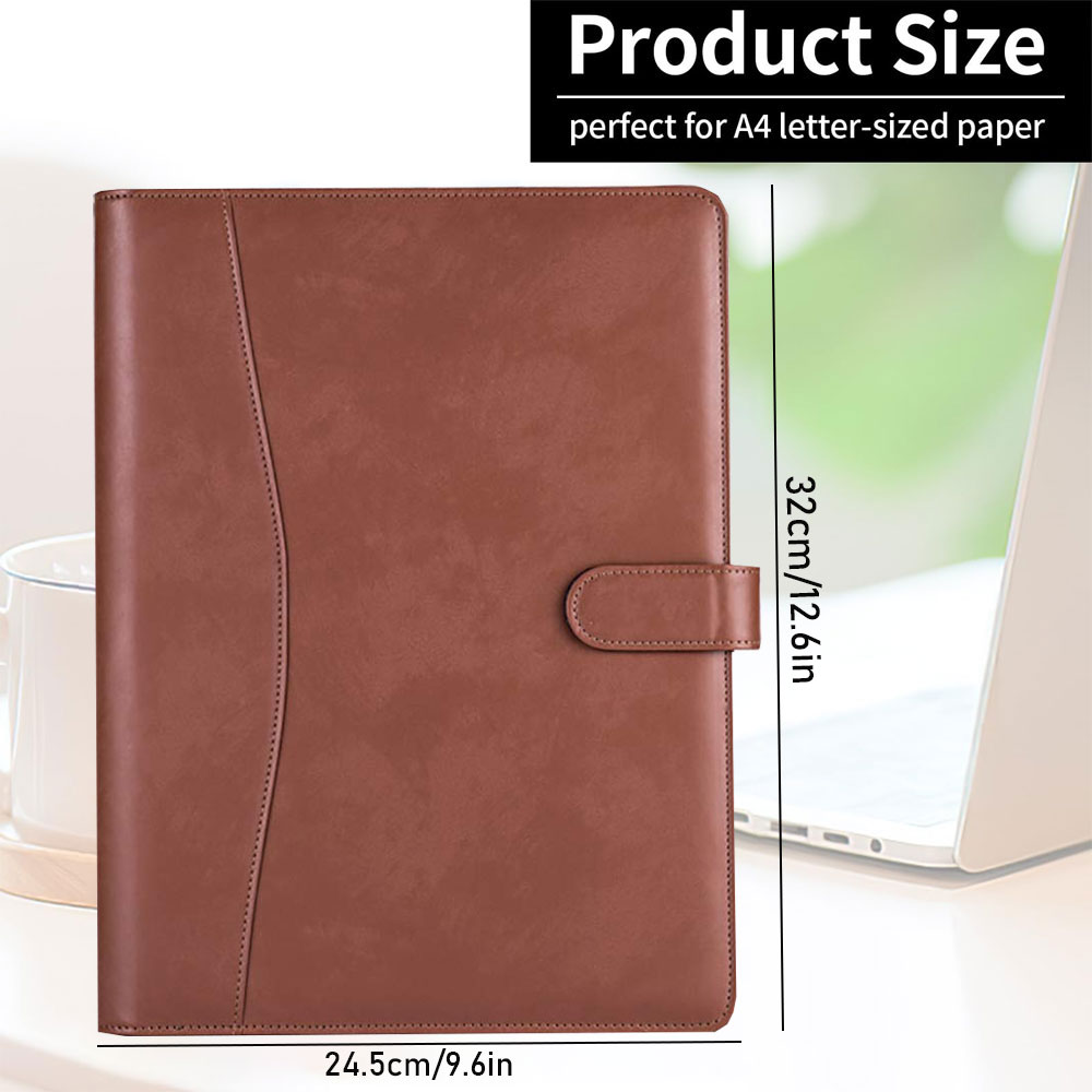 Multifunctional leather folder - Portfolio Folder Zip บทวิจารณ์และราคา