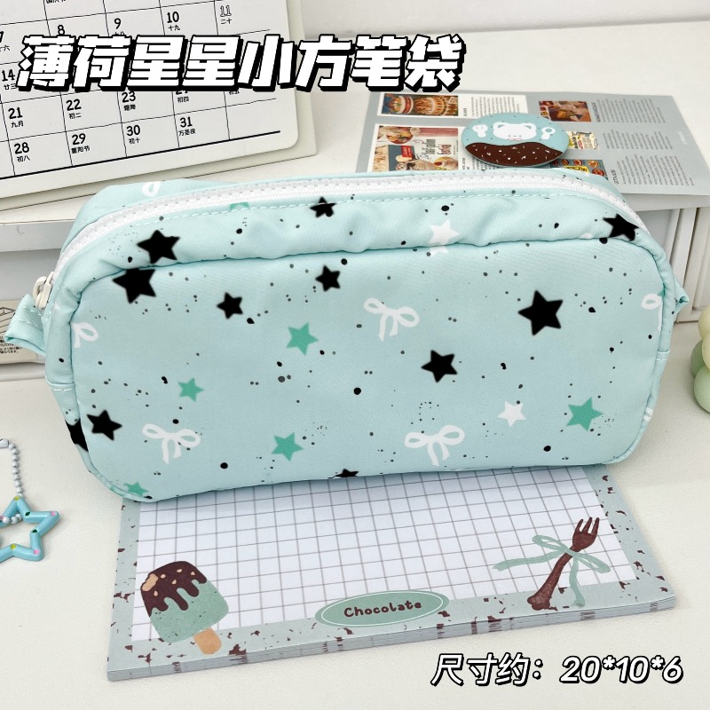 Ins Style Mint Star Mini Squar - Pencil Case Large บทวิจารณ์และราคา
