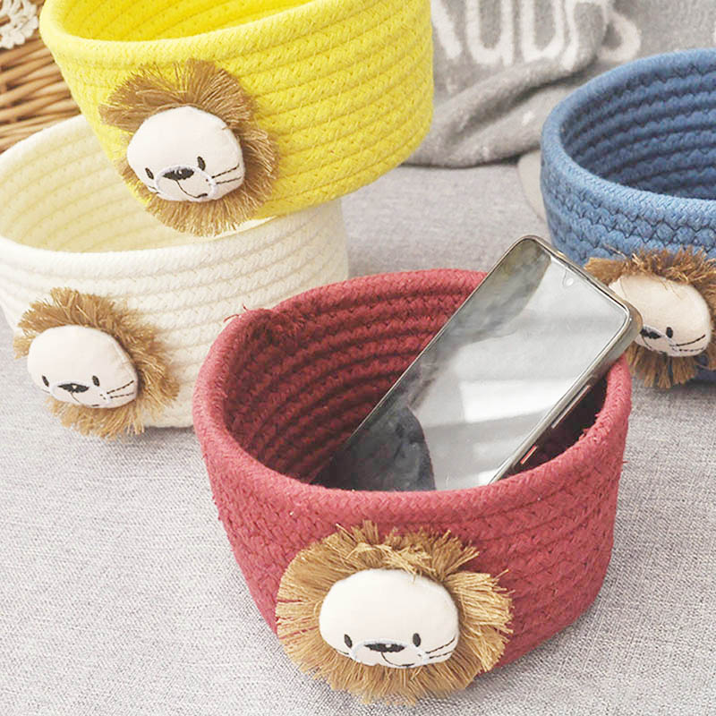 Cartoon Lion Woven Storage Bas - Lion Stationery & Office Supply(Kunshan)Co.Ltd บทวิจารณ์และราคา