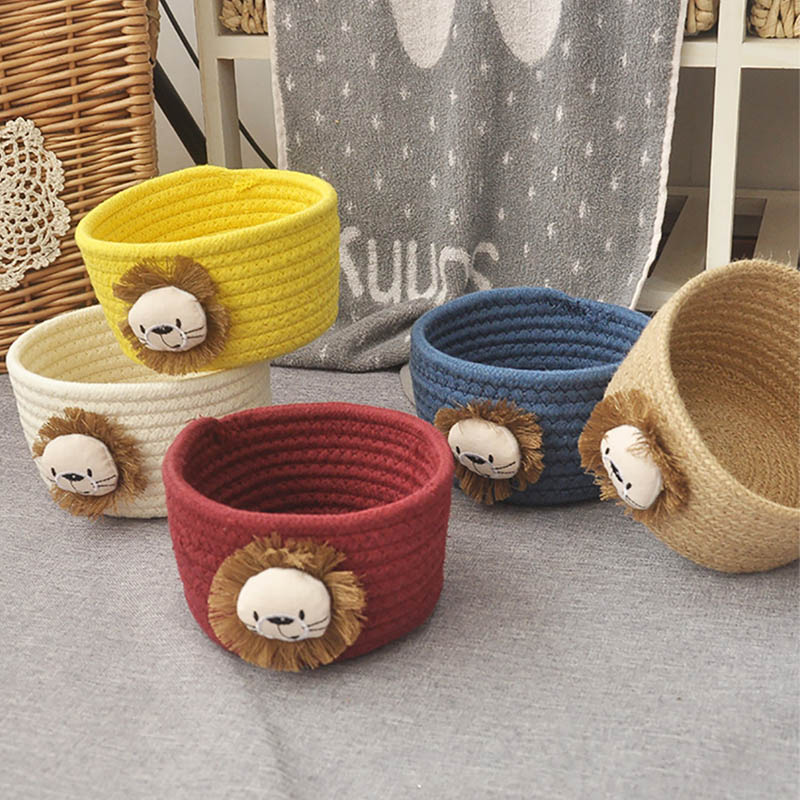 Cartoon Lion Woven Storage Bas - Lion Stationery & Office Supply(Kunshan)Co.Ltd บทวิจารณ์และราคา
