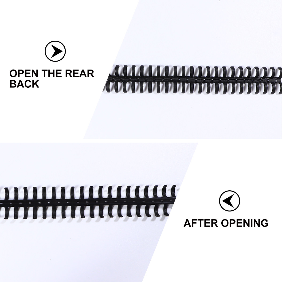 10Pcs Plastic Comb Binder Spin - Binding Comb Plastic บทวิจารณ์และราคา