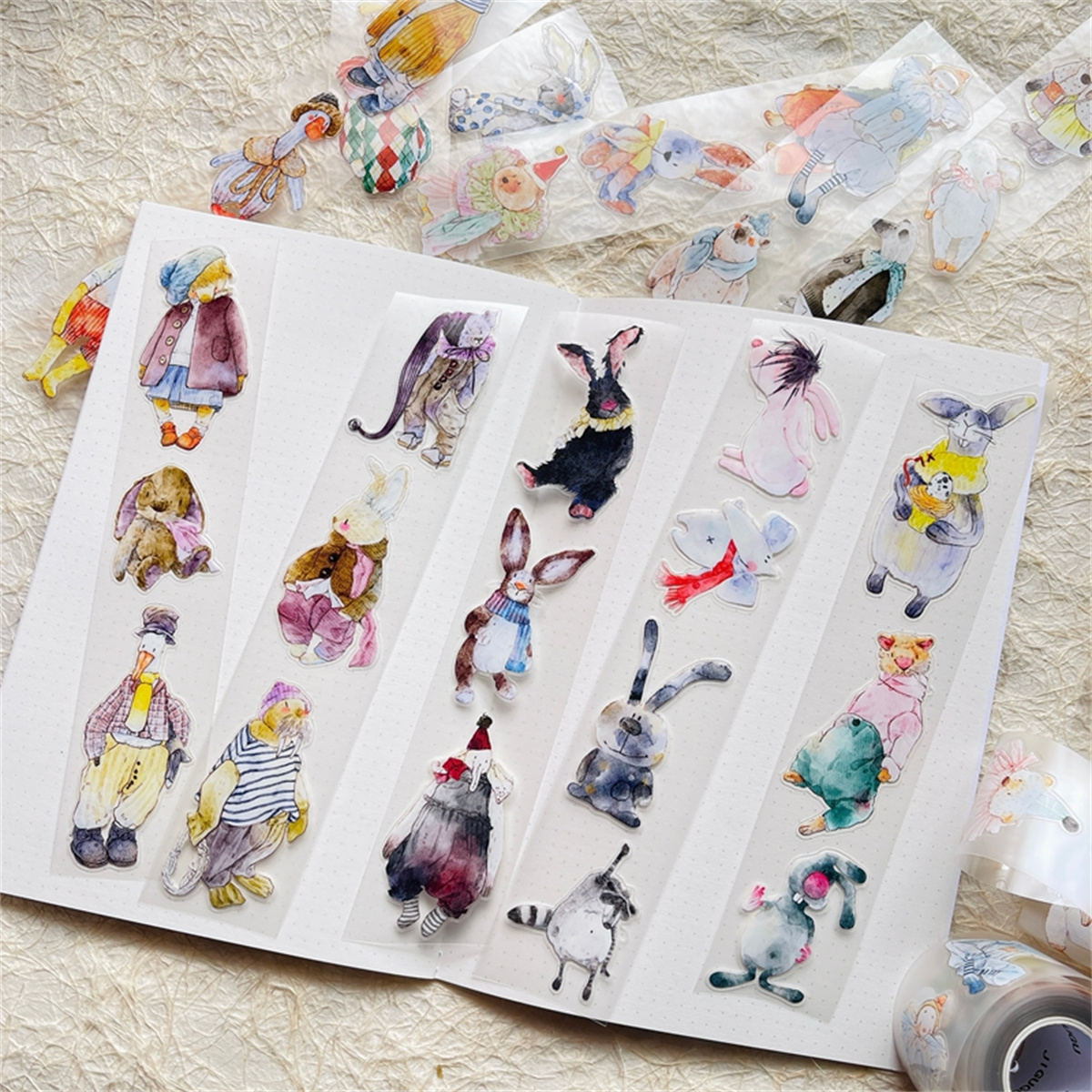DingDing Studio Vintage Lovely - Washi Tape Set บทวิจารณ์และราคา