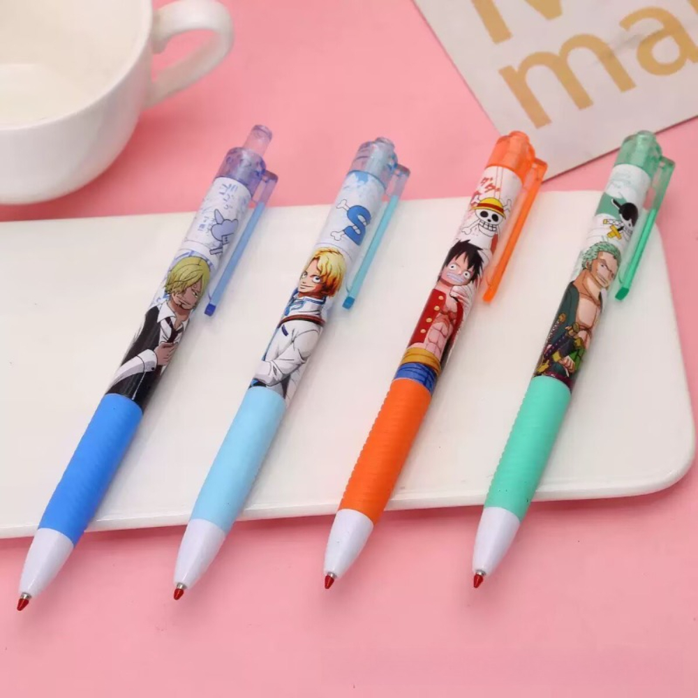 4/12/24Pcs  Anime One Piece Bl - Gel Ink Pen Set บทวิจารณ์และราคา